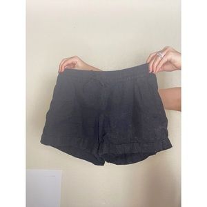 old navy black fabric shorts